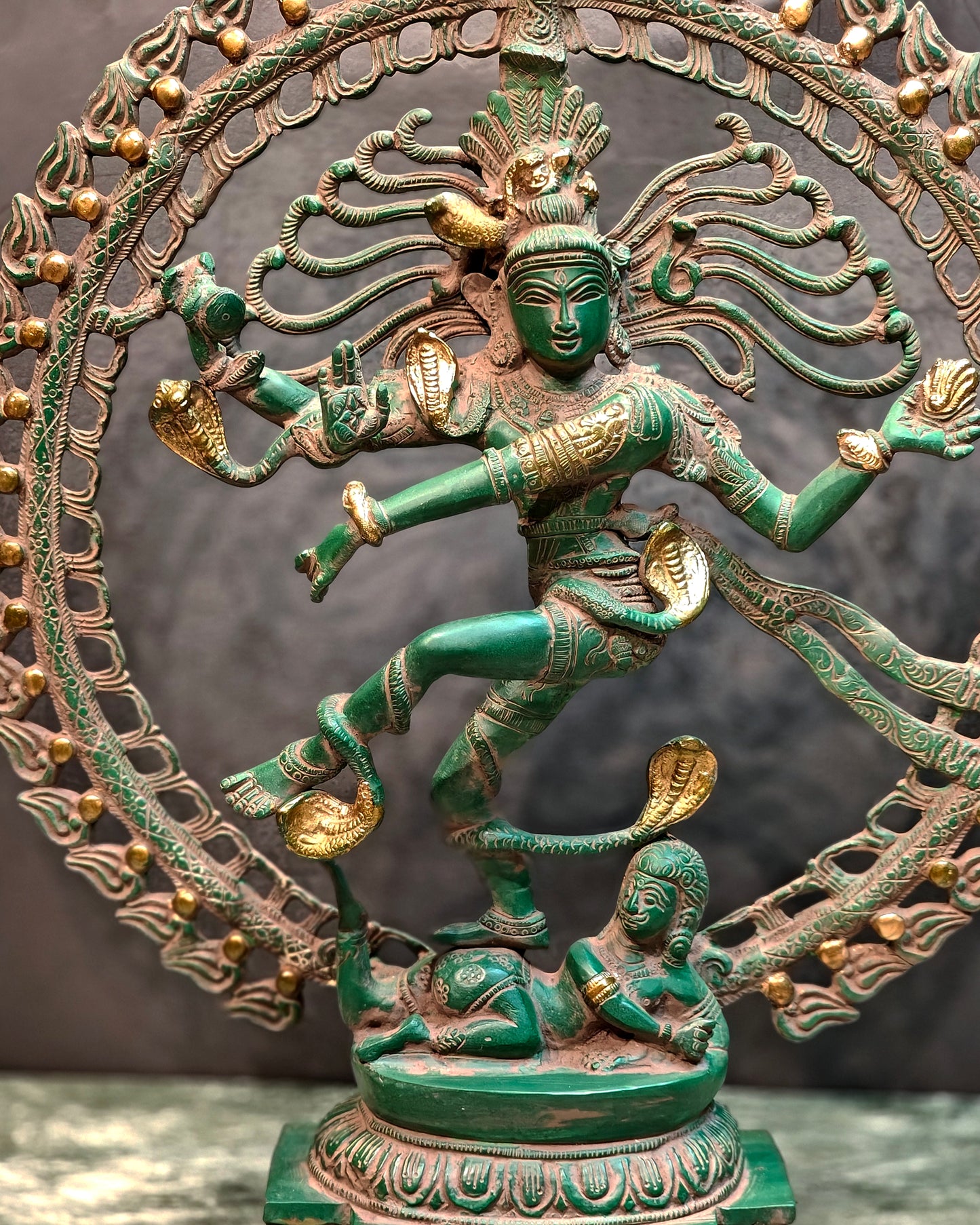 Nataraja Antique style Brass Statue | 20" Height