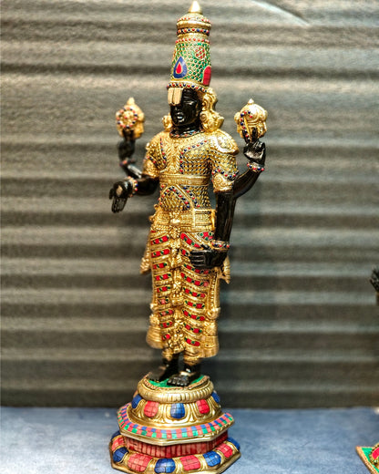 Brass Tirupati Balaji Statue 33 inch