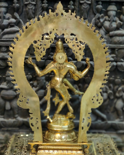 Mesmerizing Nataraja Brass Statue - 26 Inch Height |