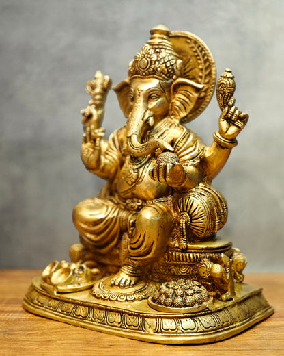 Ganesha Brass statue 13 inch