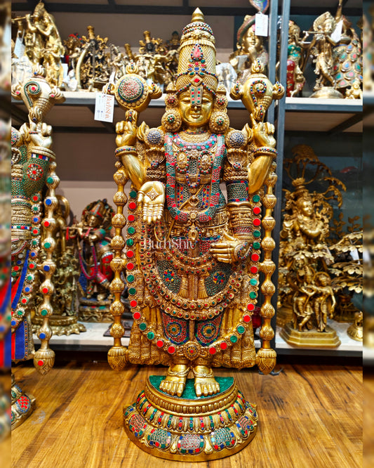 Tirupati Balaji Venkateshwar Brass Statue/Idol 48 inches