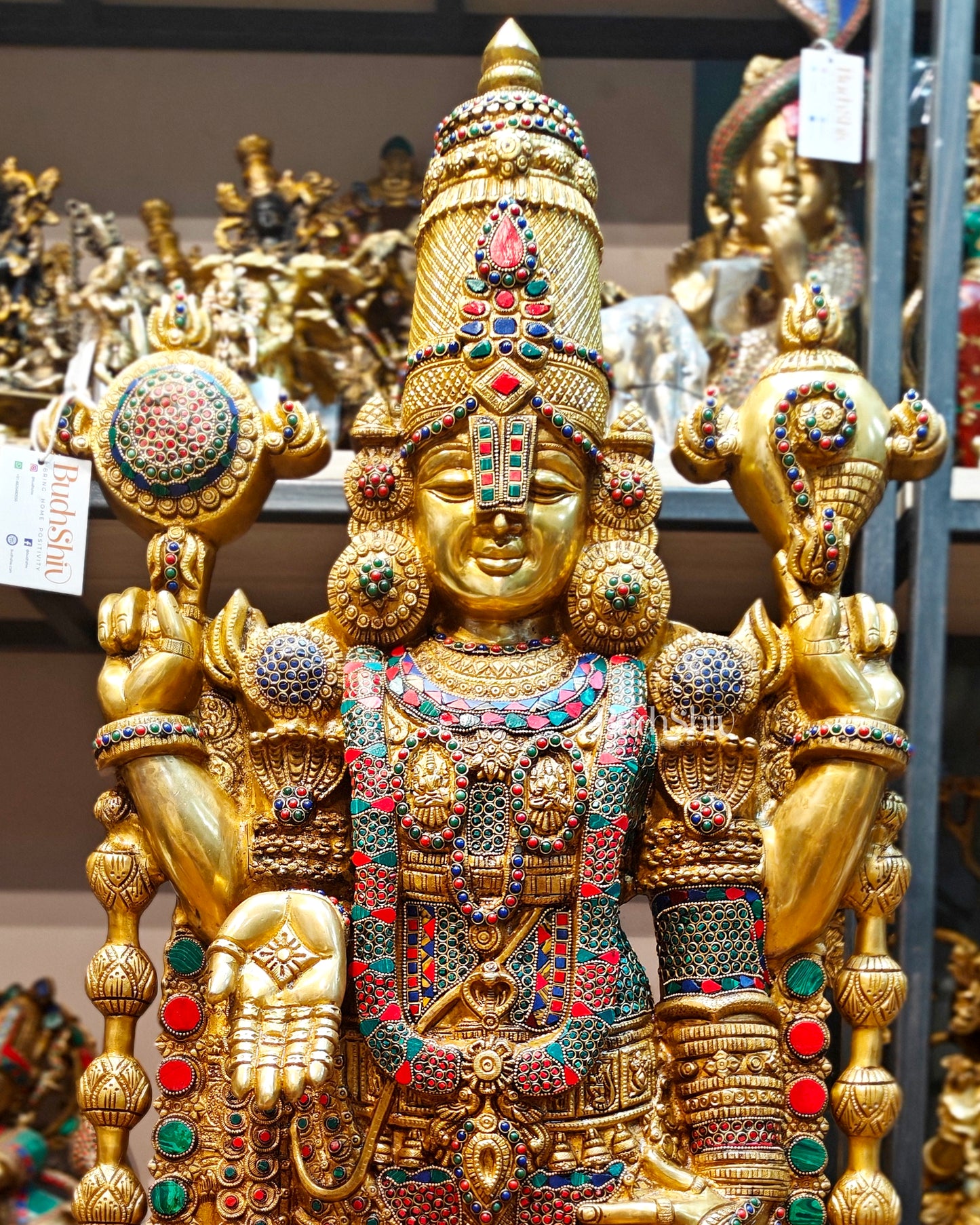 Tirupati Balaji Venkateshwar Brass Statue/Idol 48 inches