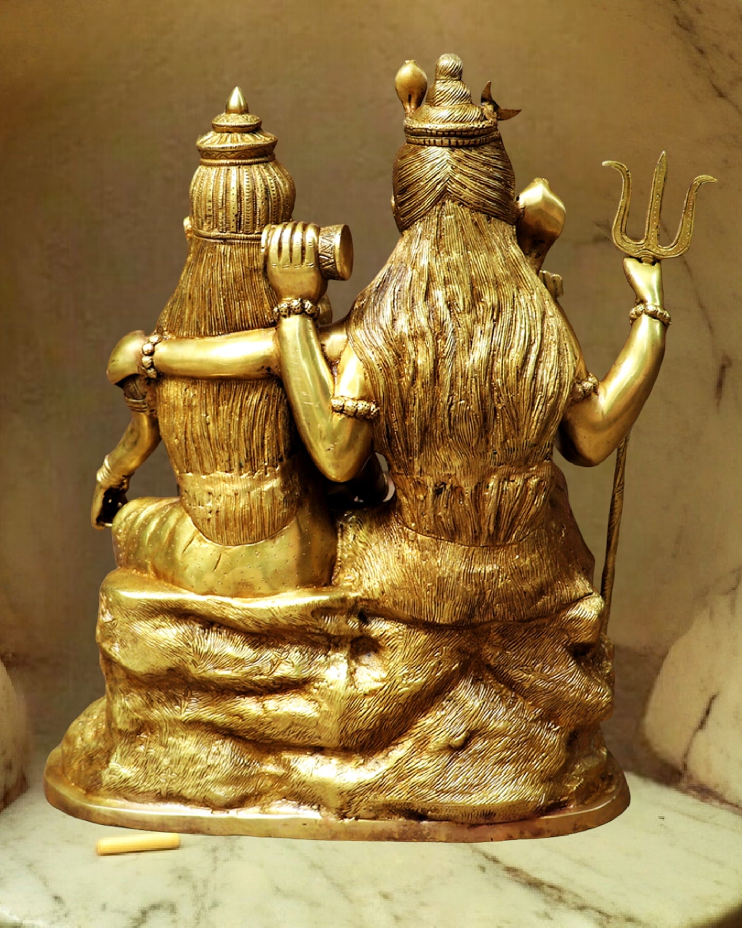 Pure Brass large Shiva Parivar Statue 25 inch, 40 kg
