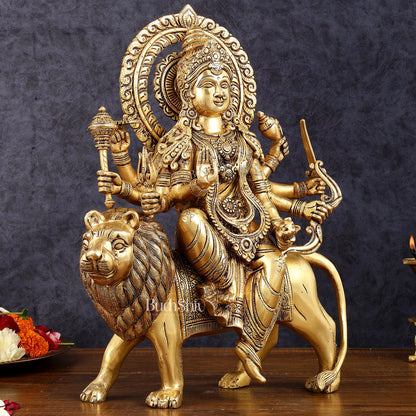 Brass Durga Mata Idol 15 inch