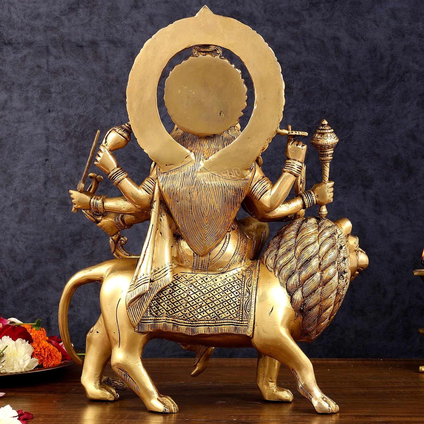 Brass Durga Mata Idol 15 inch