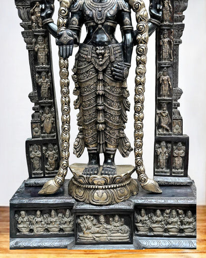 Brass Tirupati Balaji Lord Venkateshwara Statue 86" Large