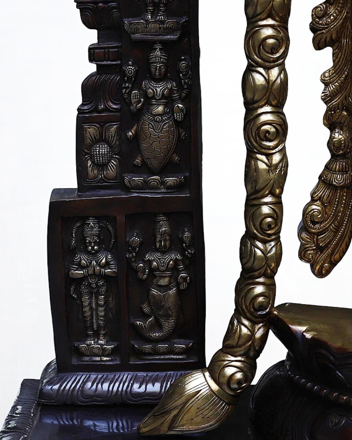 Brass Tirupati Balaji Lord Venkateshwara Statue 86" Large