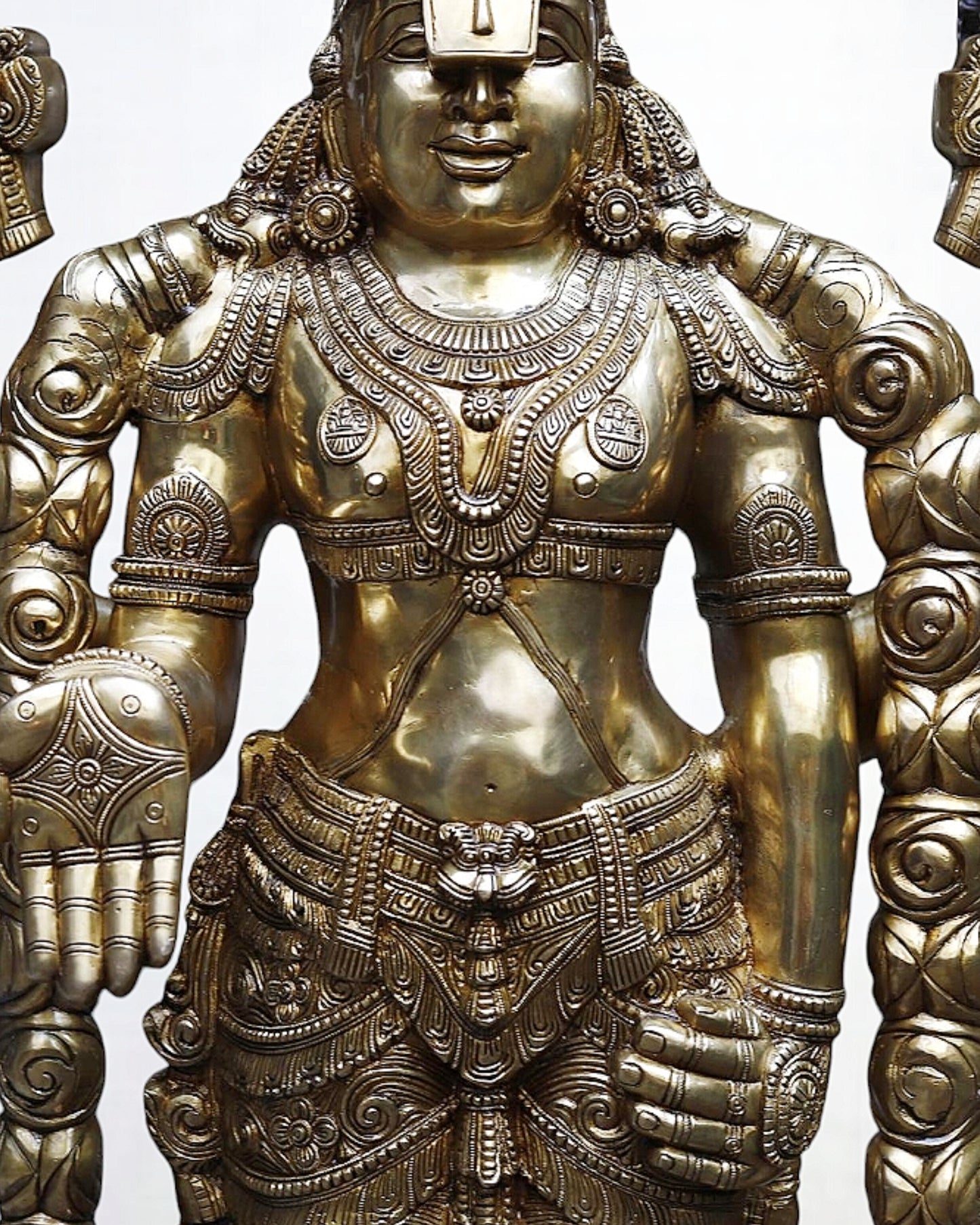 Brass Tirupati Balaji Lord Venkateshwara Statue 86" Large