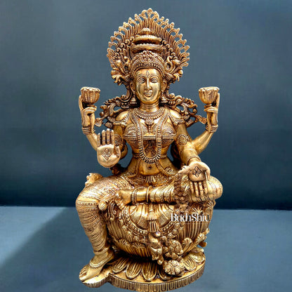 Majestic Ganesha Lakshmi Saraswati Large Sized 26"