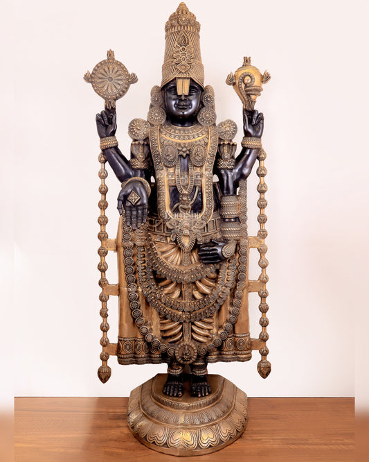 Brass Superfine Tirupati Balaji 6 Feet Statue