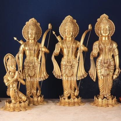 Pure Brass Large Ram Darbar Idols | 27" Height