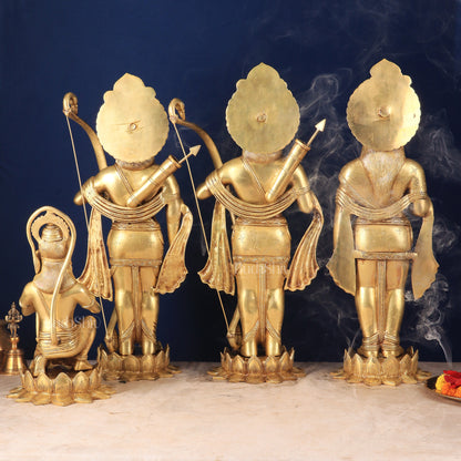 Pure Brass Large Ram Darbar Idols | 27" Height