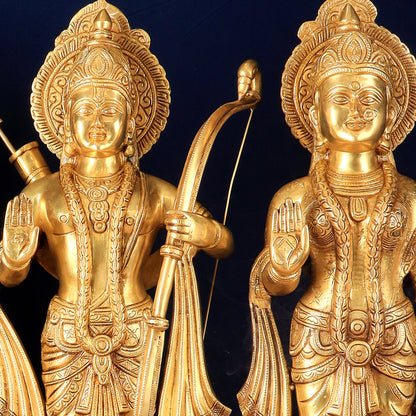 Pure Brass Large Ram Darbar Idols | 27" Height