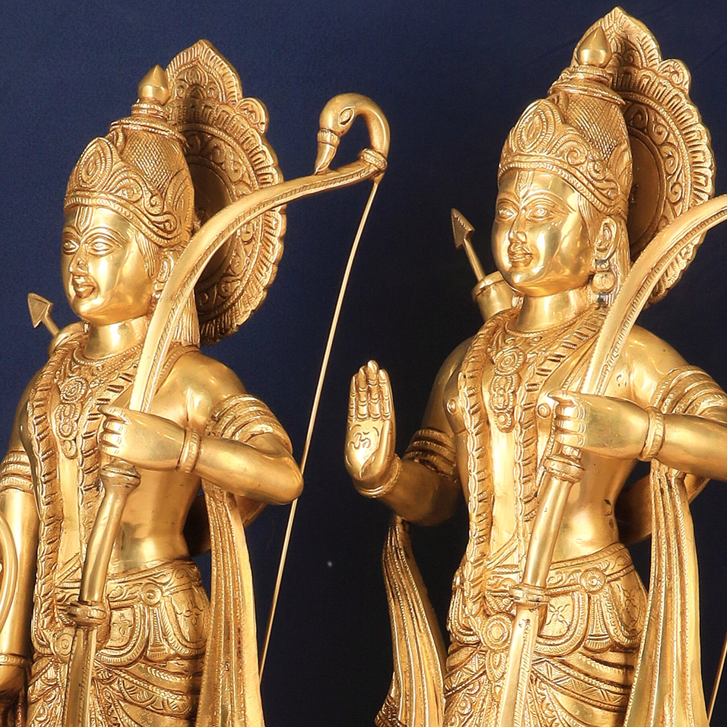 Pure Brass Large Ram Darbar Idols | 27" Height