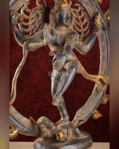 Brass Nataraja Sculpture 24 inch sand finish