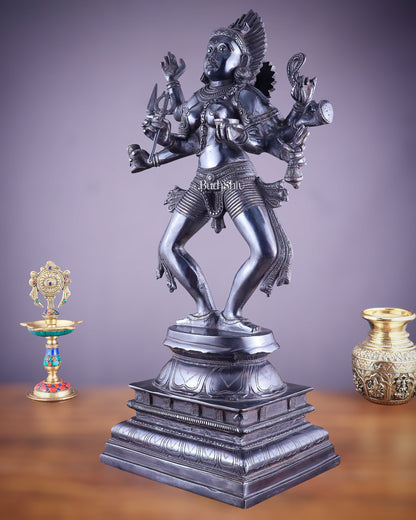 Brass Superfine Goddess Kali as Bhairavi statue 24"