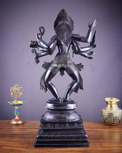 Brass Superfine Goddess Kali as Bhairavi statue 24"