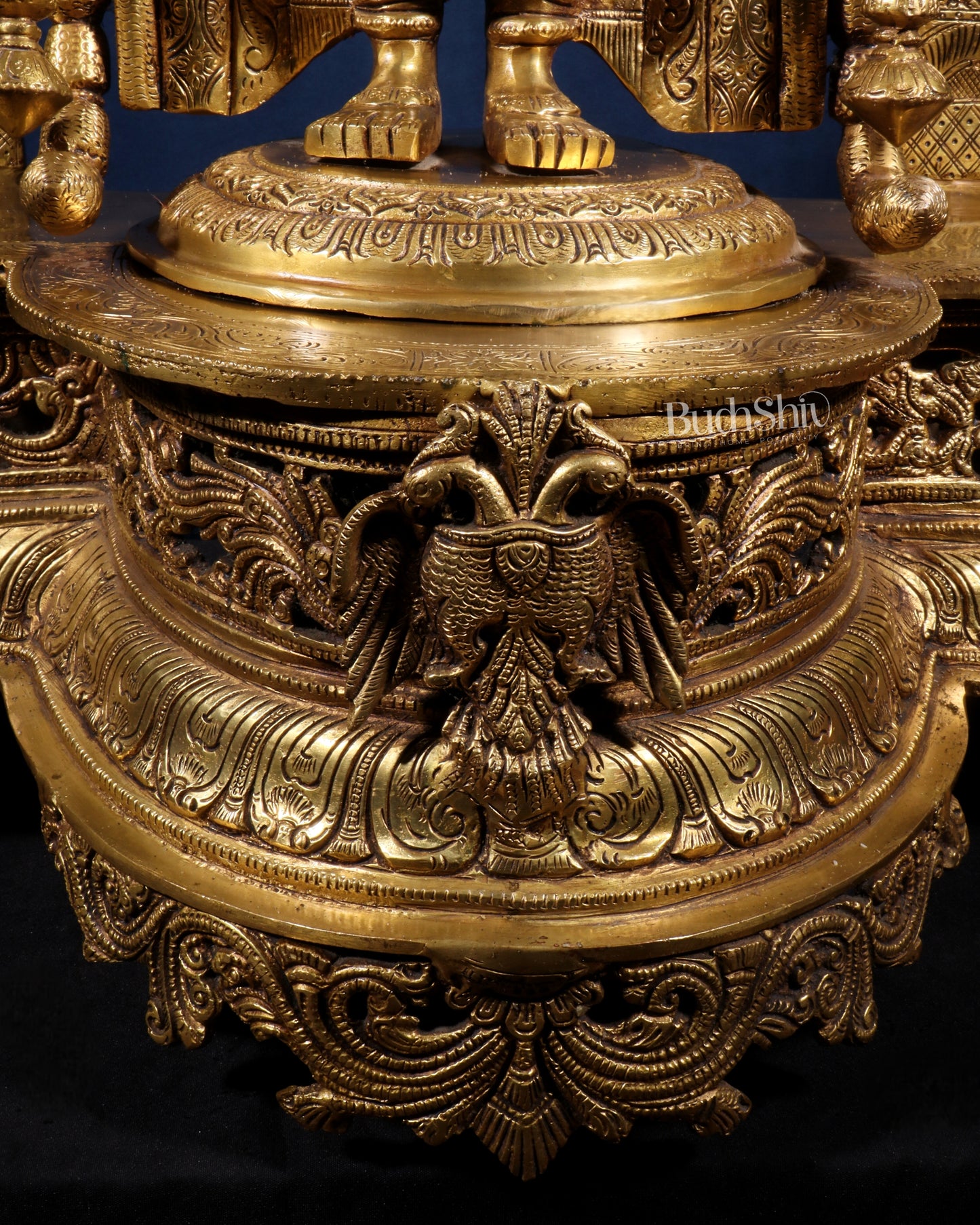 Superfine Brass Lord Tirupati Balaji Venkateshwara Swamy Idol | 37 inch