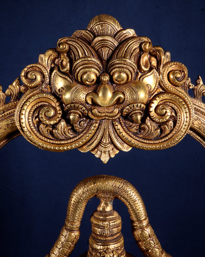 Superfine Brass Lord Tirupati Balaji Venkateshwara Swamy Idol | 37 inch