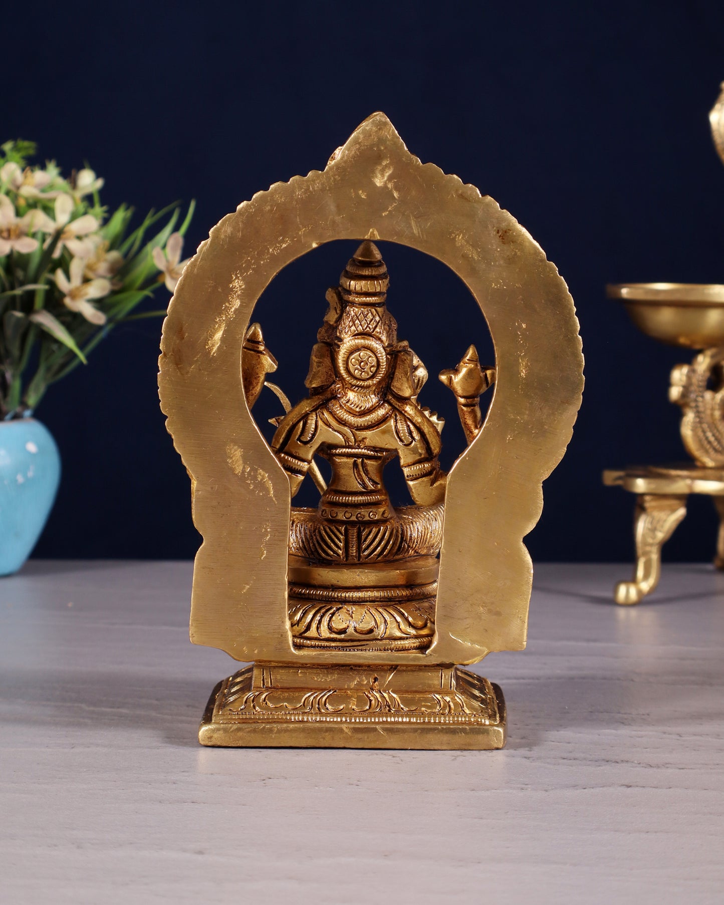 Superfine Brass Rajarajeshwari Tirupur Sundari Lalita Devi Idol | Height 6 inch