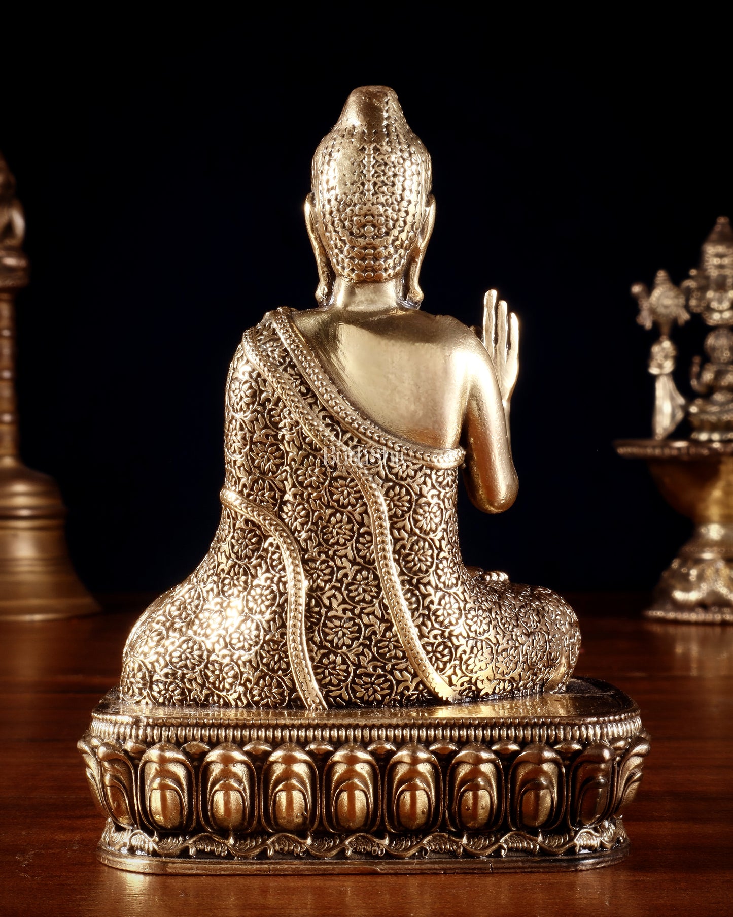 Pure Superfine Brass Blessing Buddha Idol 4"