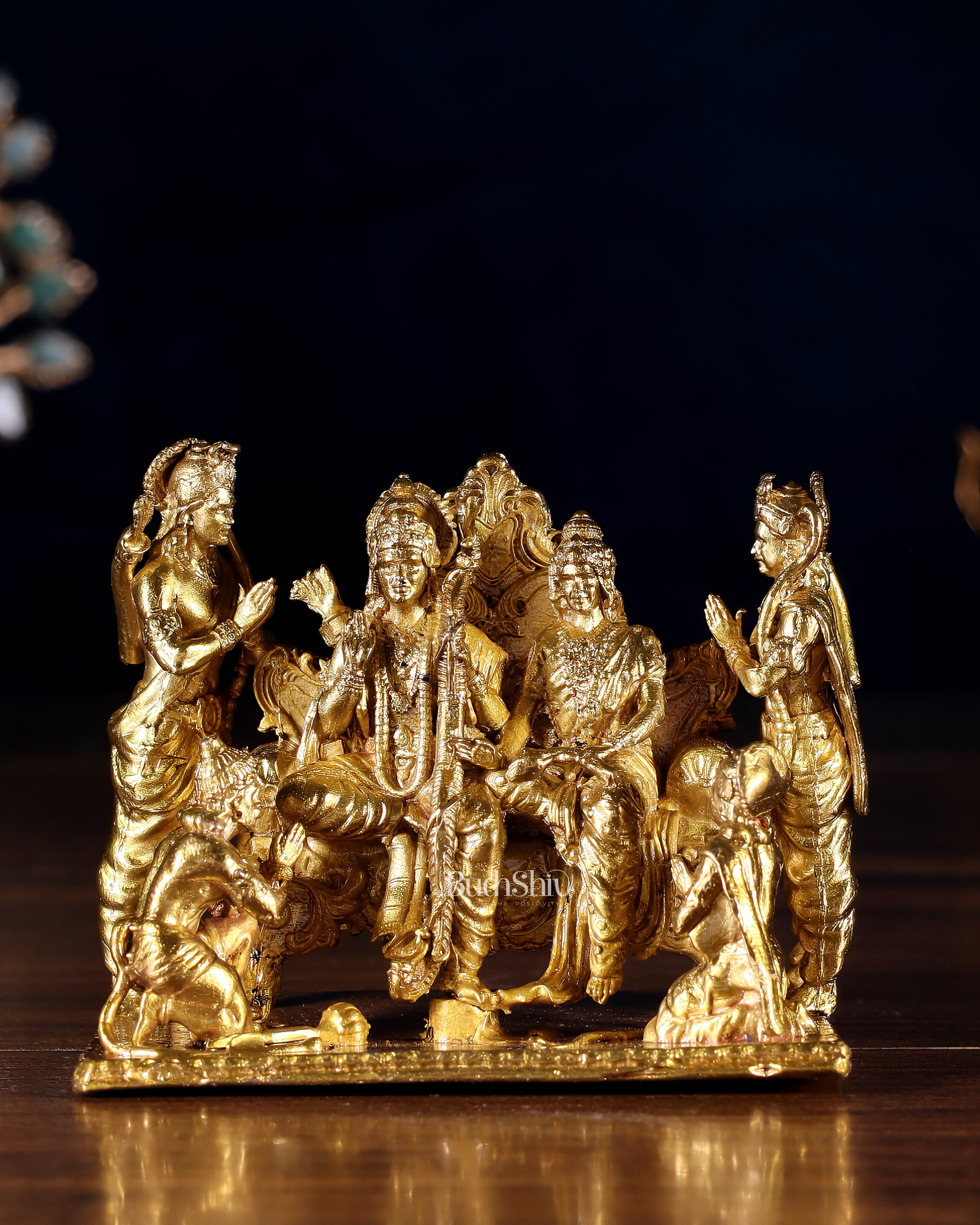 Buy Ram Darbar Idol in Solid Brass Large Size | Lord Rama