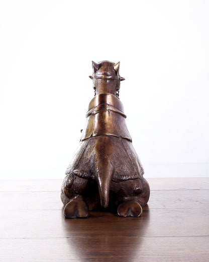 Pure Brass Seated Camel Statue – Vastu Approved Décor for Home or Office