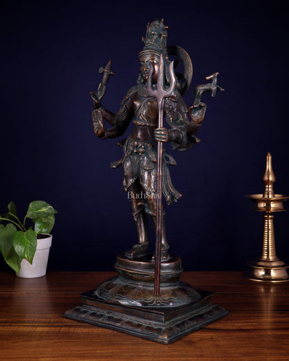 Pure Brass Pashupatinath Lord Shiva standing Statue – 21”
