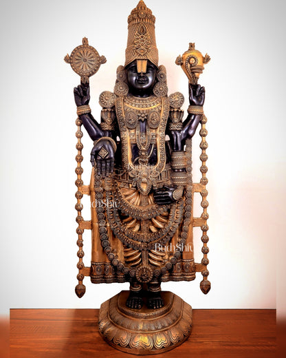Brass Tirupati Balaji Lord Venkateshwara Swamy 6 Feet Statue