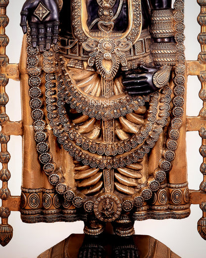 Brass Tirupati Balaji Lord Venkateshwara Swamy 6 Feet Statue
