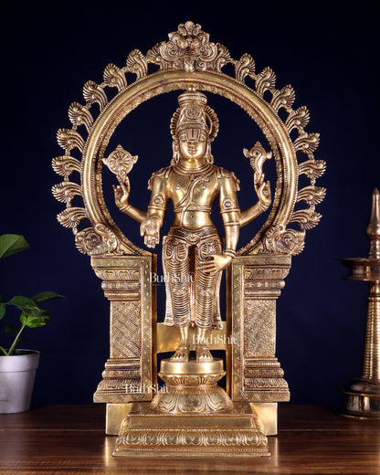Brass Tirupati Balaji Lord Venkateshwara Swamy idol 23 inch