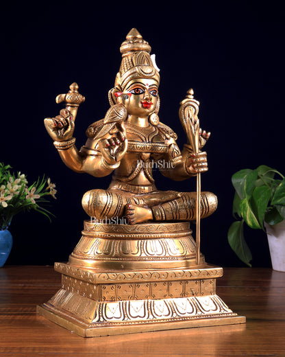 Rajarajeshwari Lalita Devi, Kamakshi, Brass idol 12"