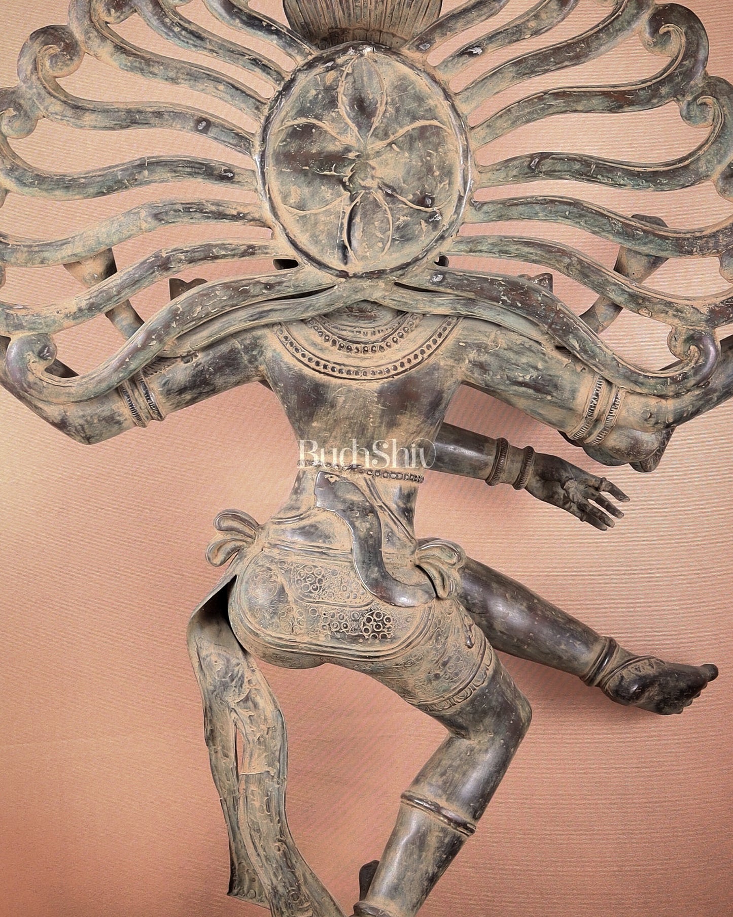 Pure Bronze Dancing Shiva Nataraja Sculpture 48 inch Rare find