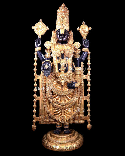 Brass Tirupati Balaji Statue 69 inch
