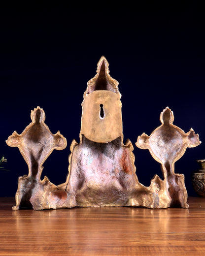 Brass Tirupati Balaji Face Wall Hanging 20 inch matte finish