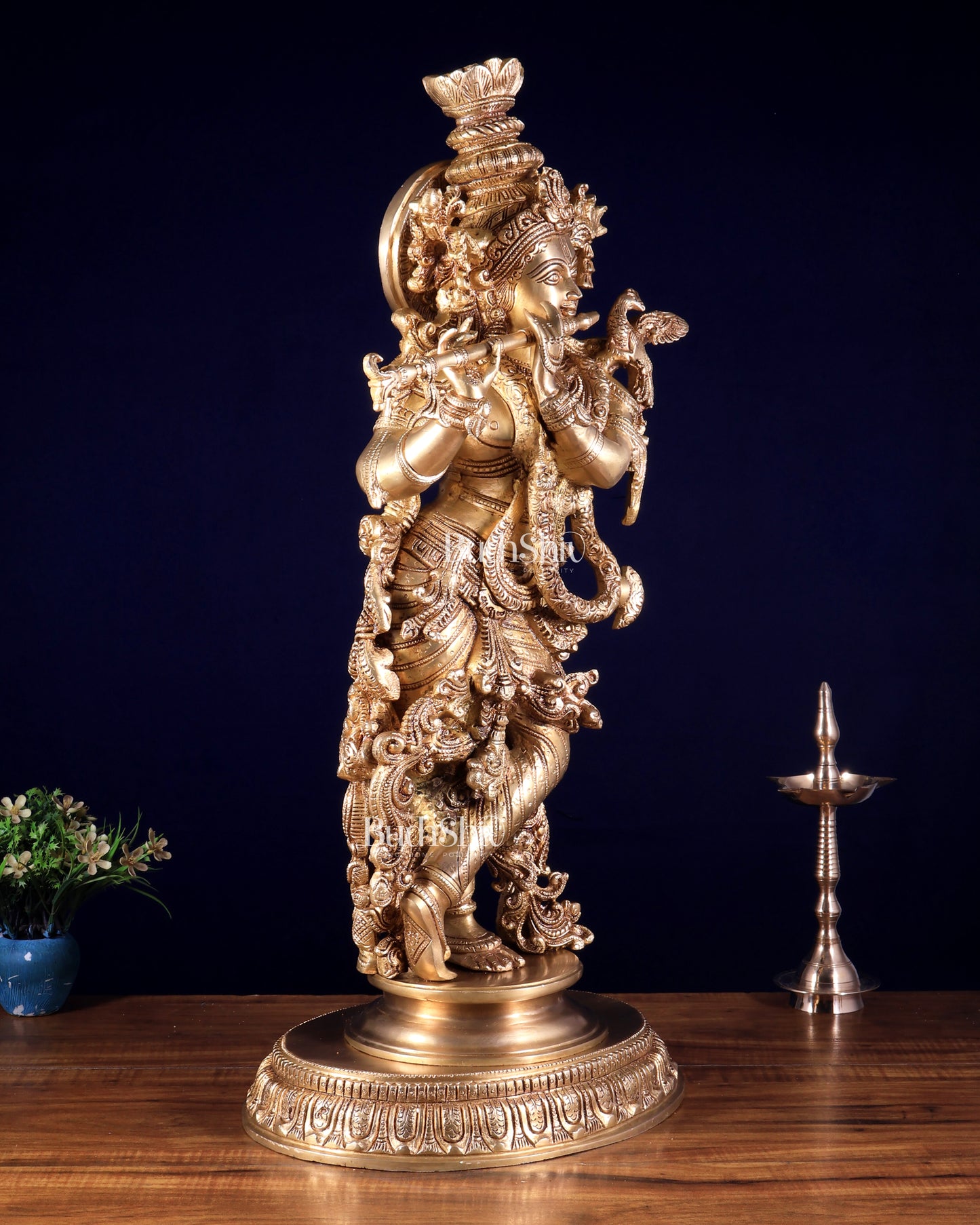Brass Superfine Lord Krishna Statue – 25.5 inch