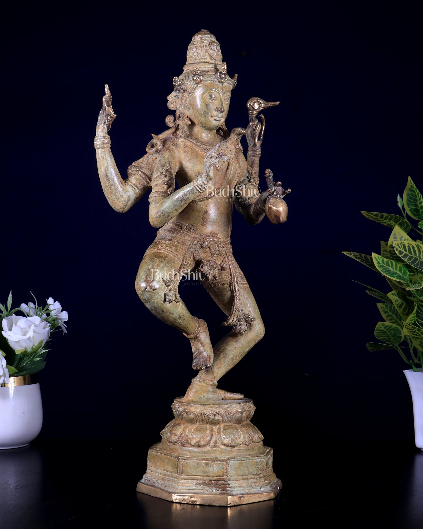 Pure Bronze Dancing Shiva – Balinese Masterpiece 18 inch