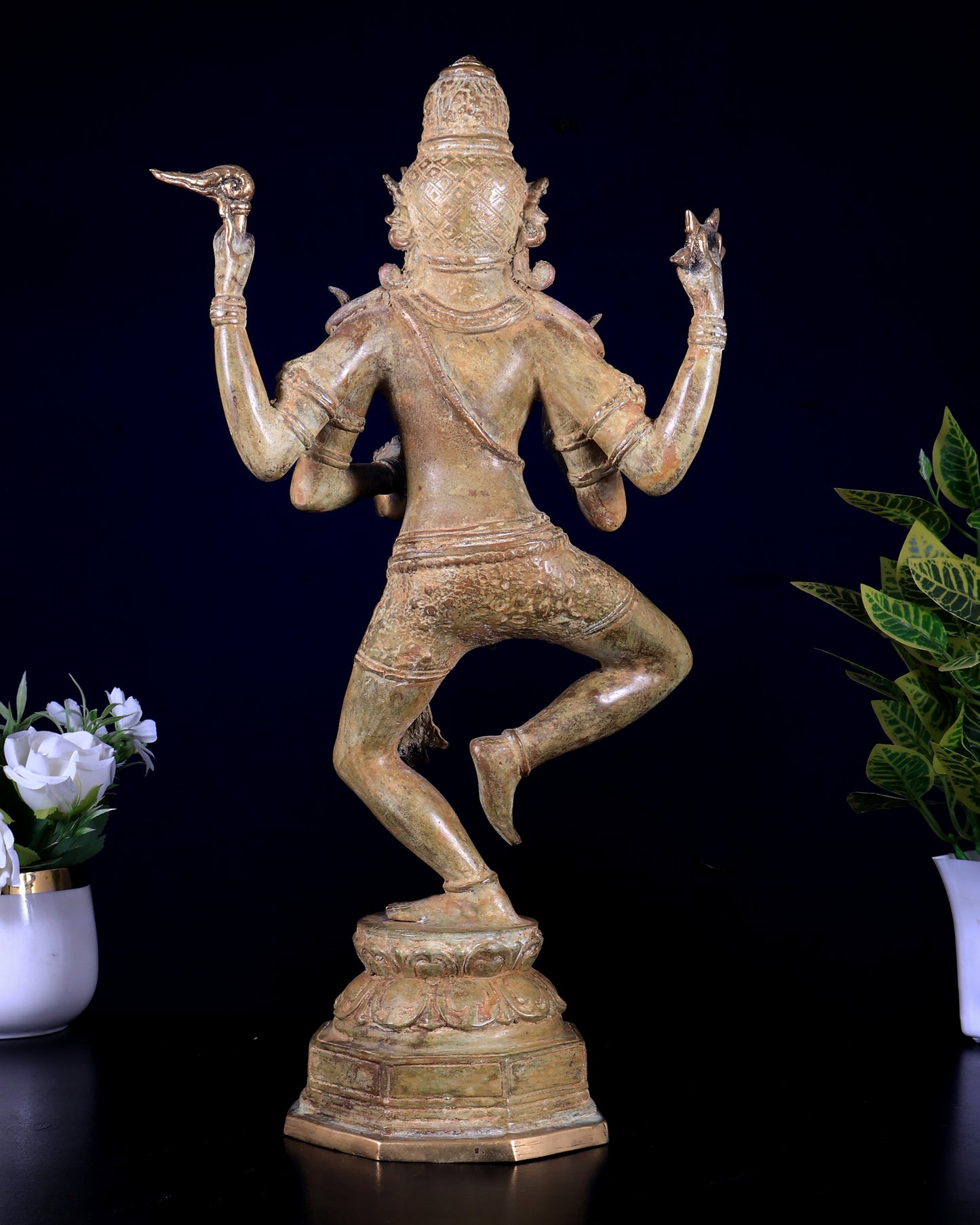 Pure Bronze Dancing Shiva – Balinese Masterpiece 18 inch