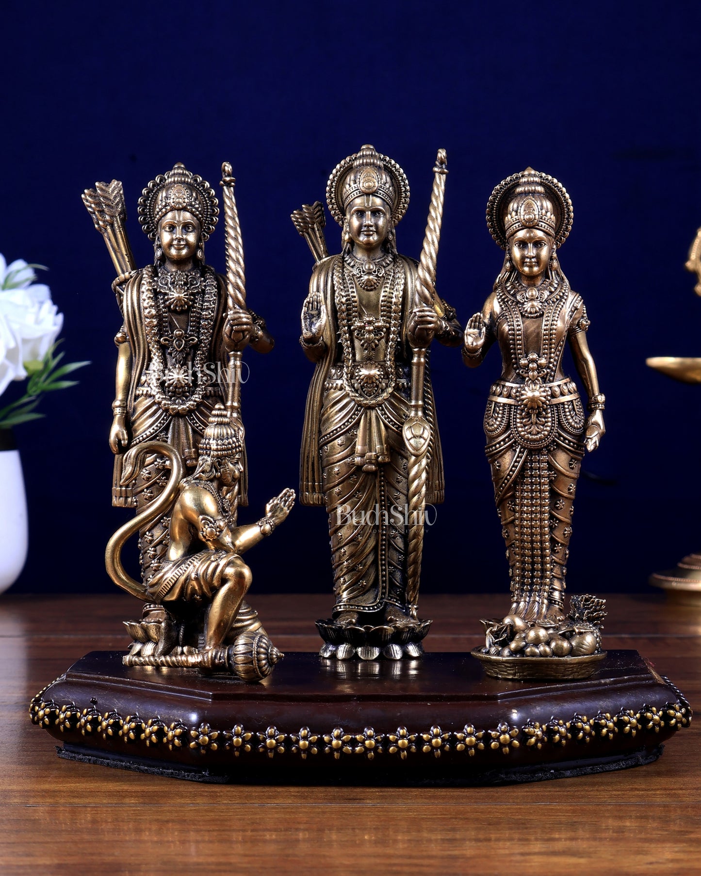 Brass Superfine Ram Darbar Idol – 7" dual tone