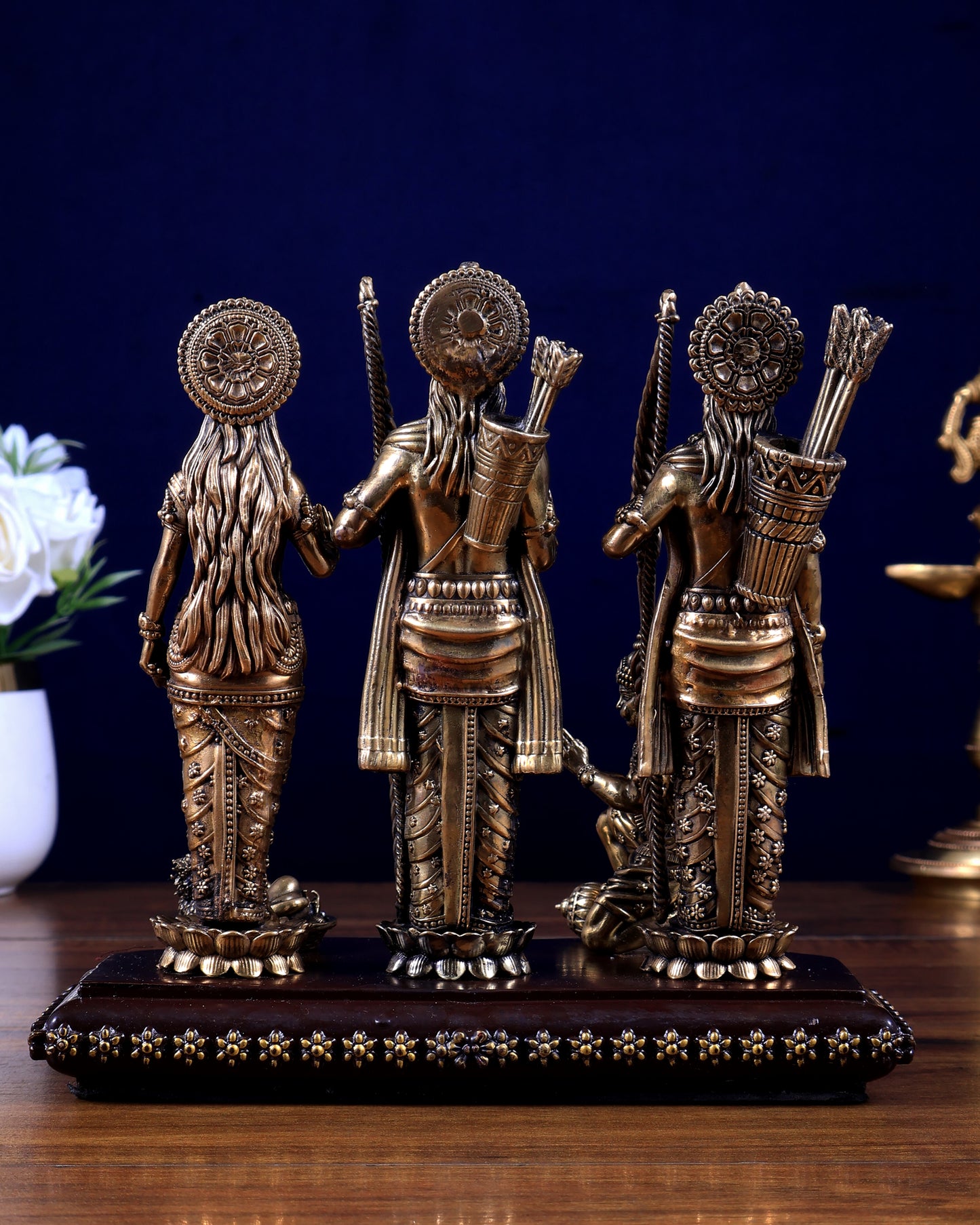 Brass Superfine Ram Darbar Idol – 7" dual tone