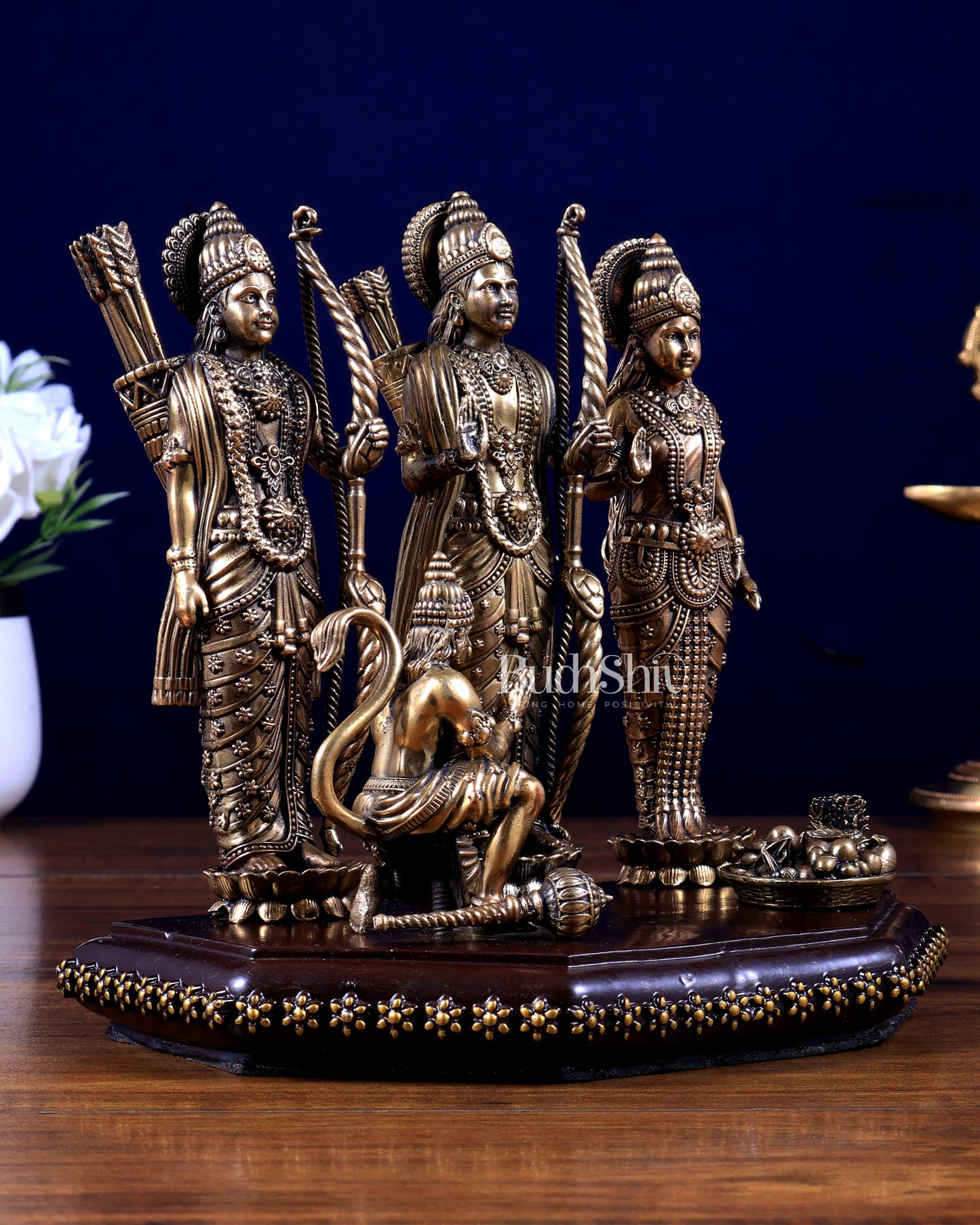 Brass Superfine Ram Darbar Idol – 7" dual tone