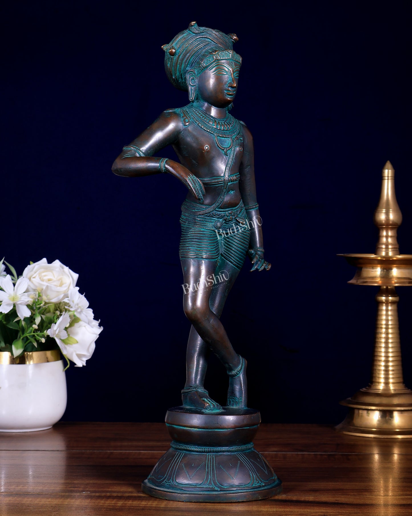 Pure Brass vrishava vahan Shiva Statue 15 inch