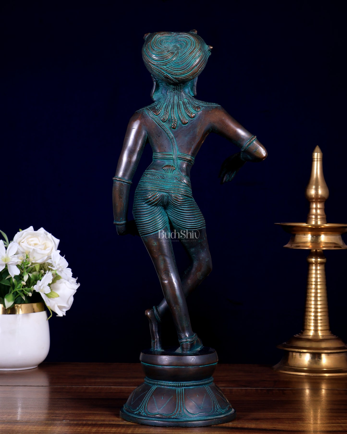 Pure Brass vrishava vahan Shiva Statue 15 inch