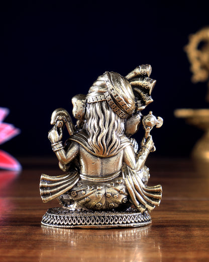 Miniature Brass Superfine Ganesha Idol – Pocket-Size Blessings for Home & Gifts