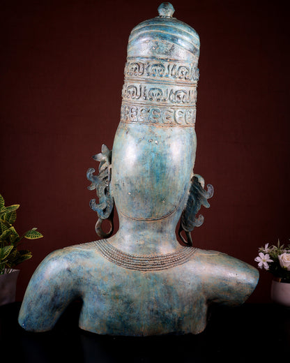 Bronze Parvati Large Museum Style Sculpture | Lost Wax Casting | 76 cm / 30 in