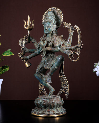 Bronze Ardhanarishwara Indonesian Depiction Sculpture