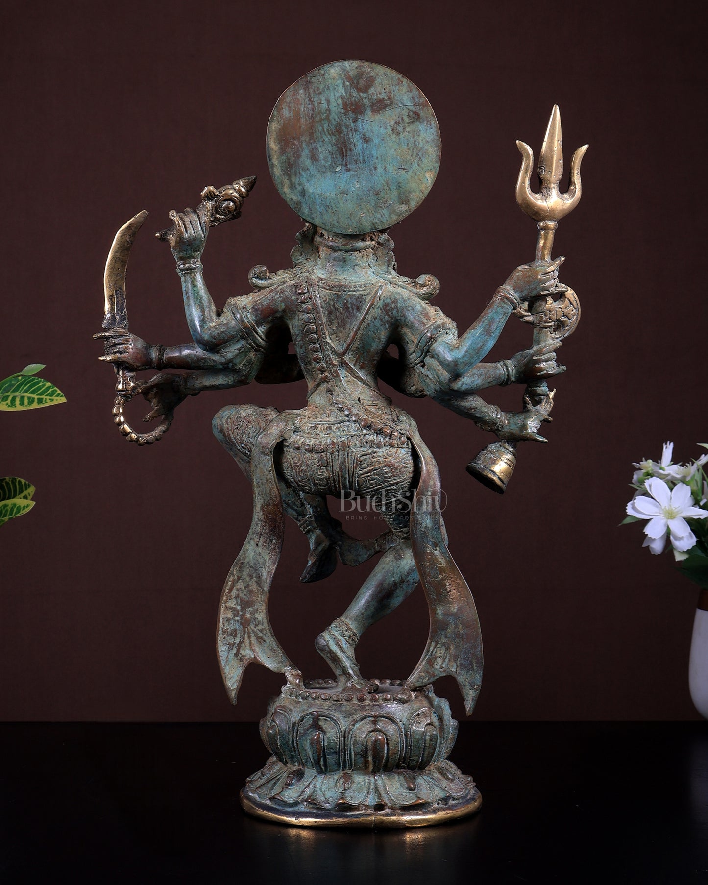 Bronze Ardhanarishwara Indonesian Depiction Sculpture