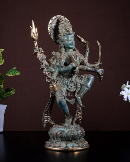 Bronze Ardhanarishwara Indonesian Depiction Sculpture