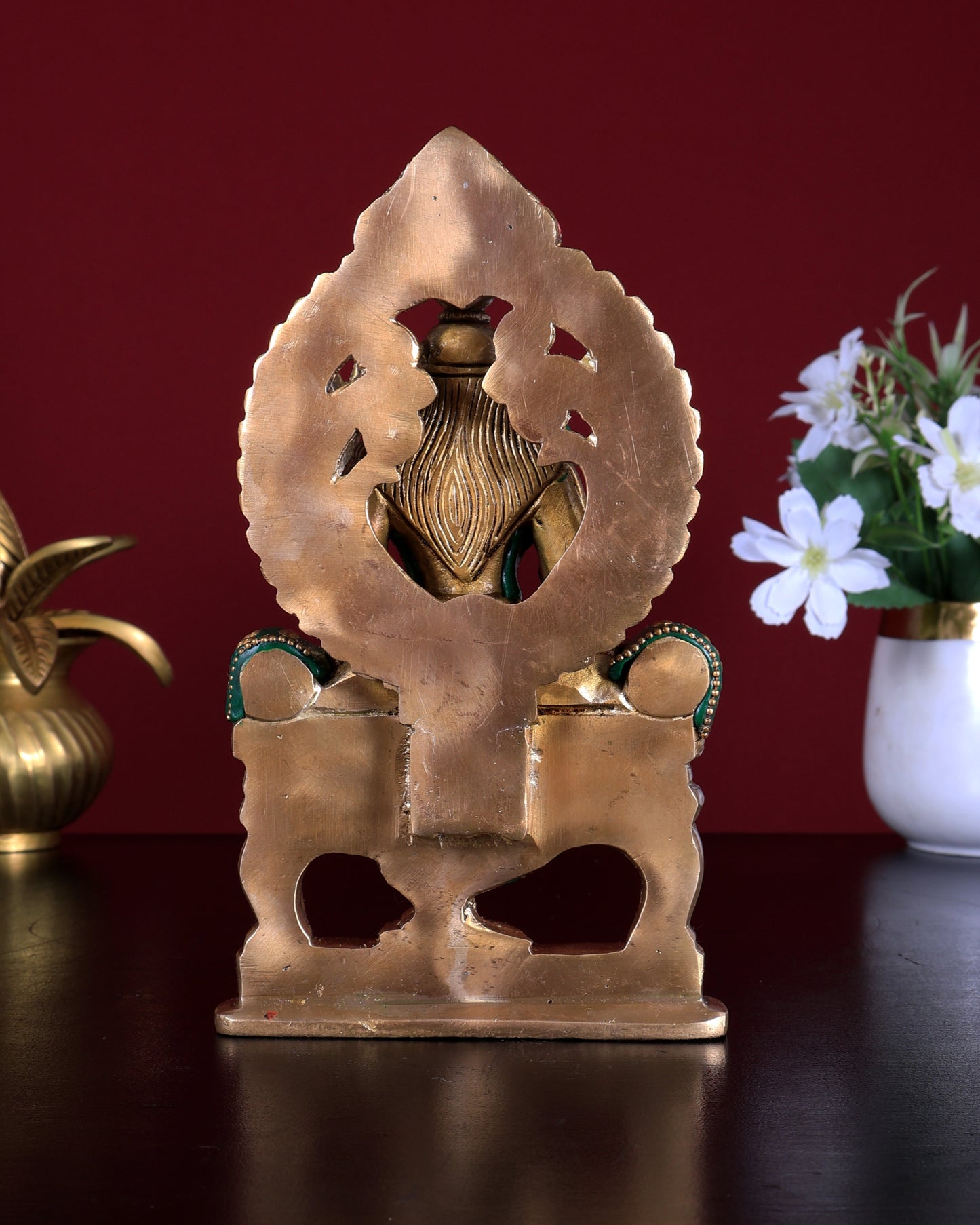 Brass Superfine Goddess Raja Rajeshwari Kamakshi Lalita Devi Idol 7.5 inch