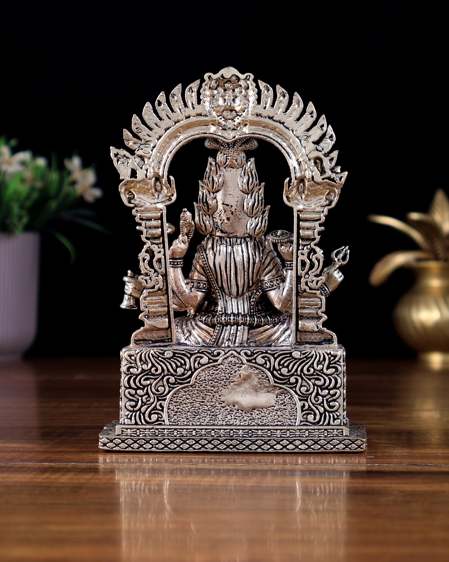 Brass Superfine Mariamman Idol – Hollow Casted 6 inch